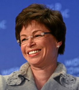 DAVOS-KLOSTERS/SWITZERLAND, 29JAN09 - Valerie B. Jarrett, Assistant to the President for Intergovernmental Relations and Public Liaison, Office of the President of the United States, captured during the session 'Special Session: The New US Age' at the Annual Meeting 2009 of the World Economic Forum in Davos, Switzerland, January 29, 2009. Copyright by World Economic Forum swiss-image.ch/Photo by Monika Flueckiger